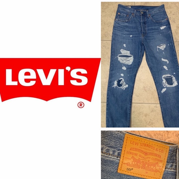 Levi's Denim - 501 distressed Levi’s